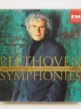 Beethoven Symphonies CD Box Set Rattle 5 Disc Classical Vienna Philharmonic